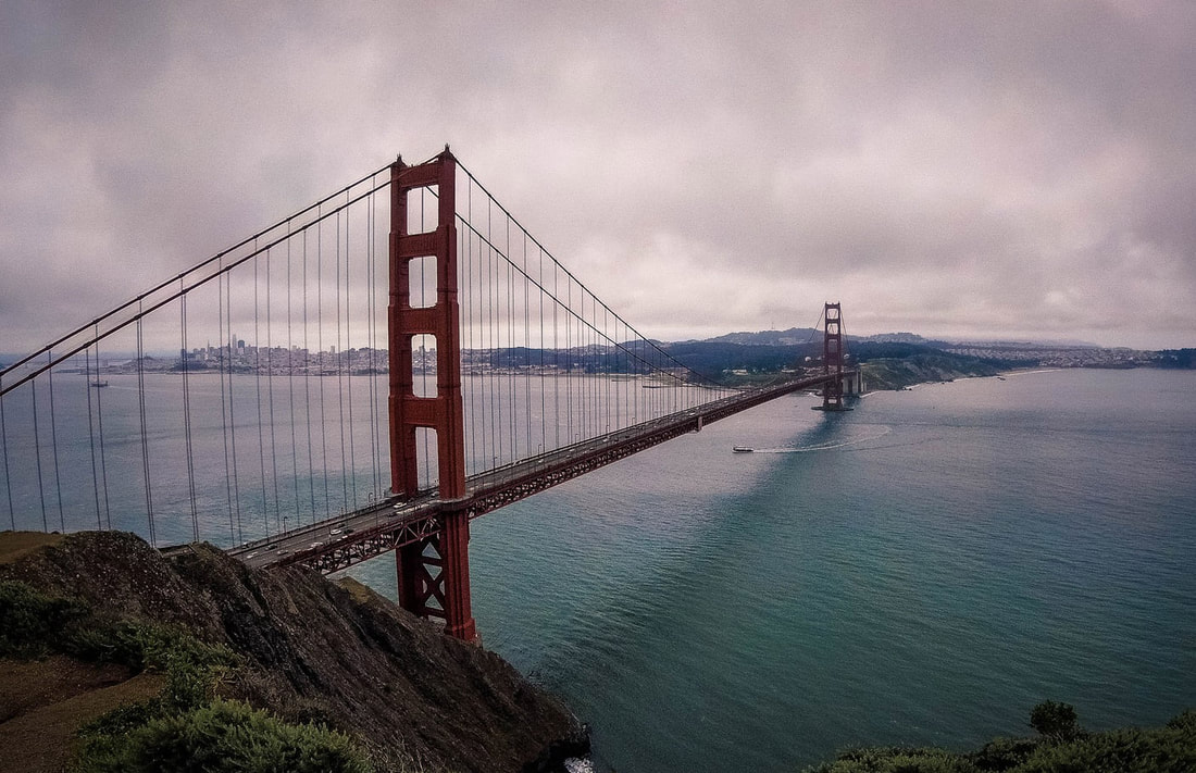 The San Francisco Golden Gate Bridge